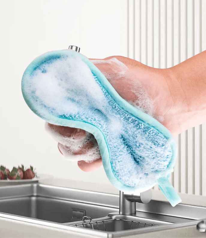 Kitchen cleaning sponge - blue