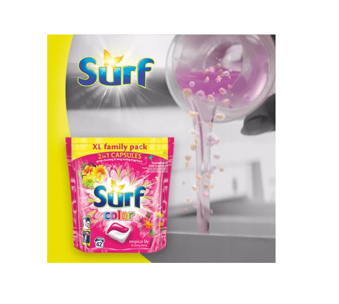 Washing capsules 2in1 Surf 42 pcs - Tropical lily & ylang ylang