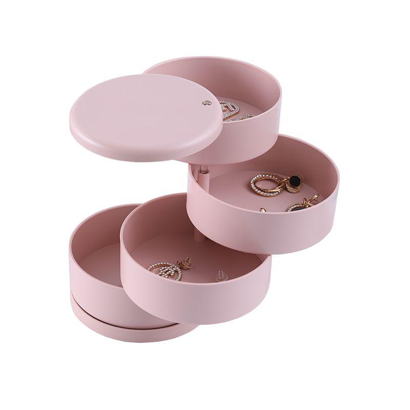 Multi-level jewelry box - pink