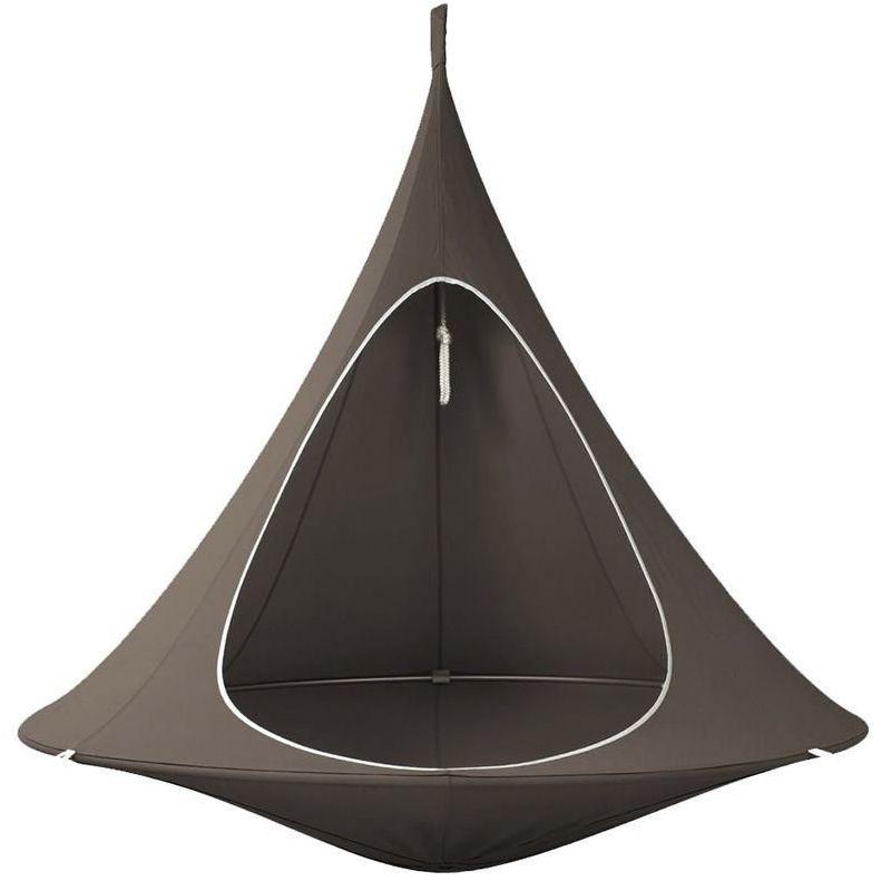 Hanging cocoon / tent - dark brown, 110 x100