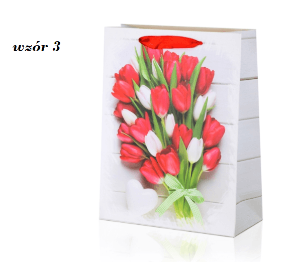 Gift bag tulips 24cm x 18cm