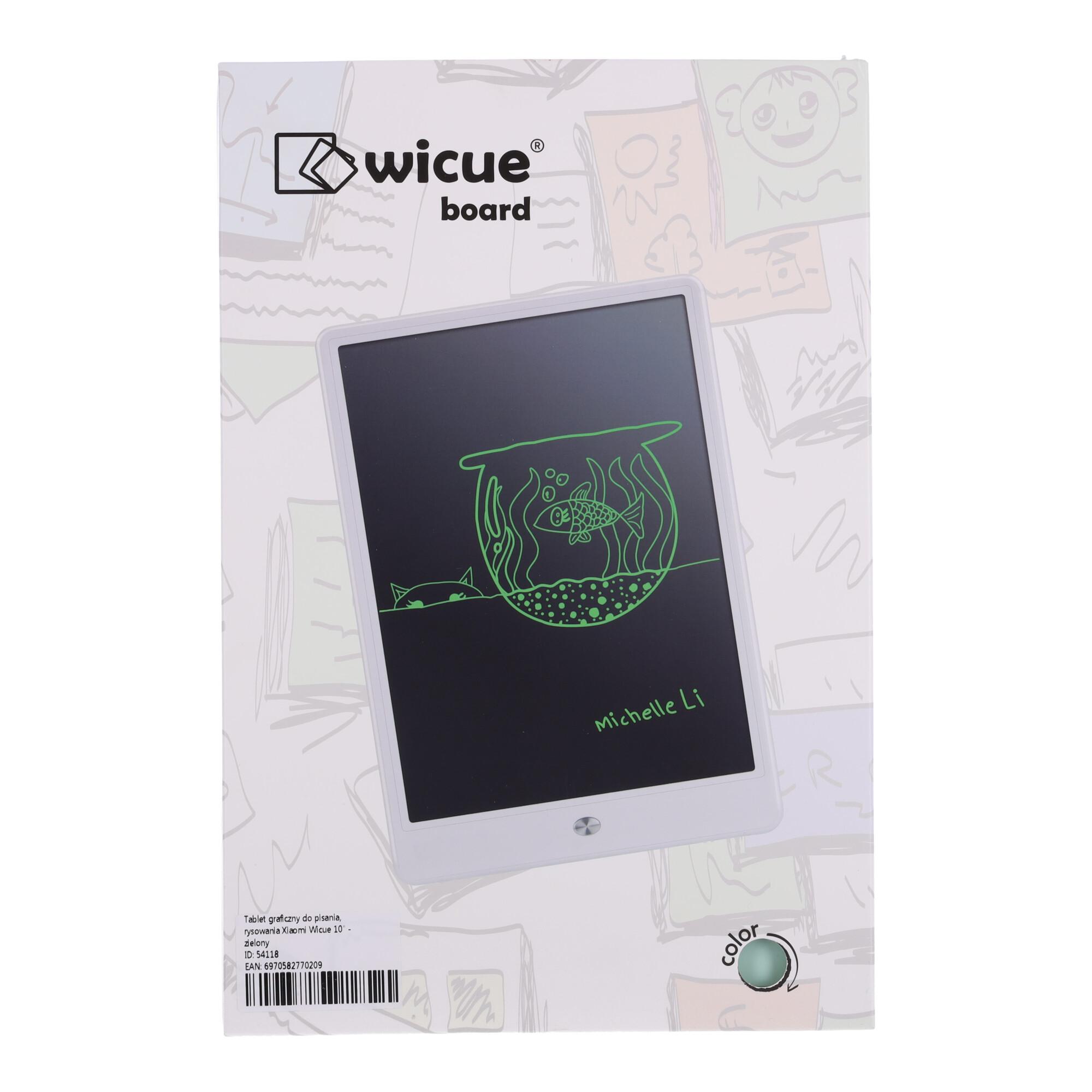Tablet graficzny do pisania, rysowania Xiaomi Wicue 10" - zielony