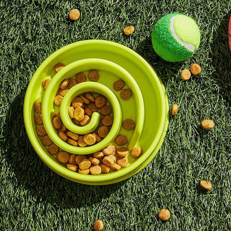 Miska spowalniająca jedzenie dla psa / kota - zielona