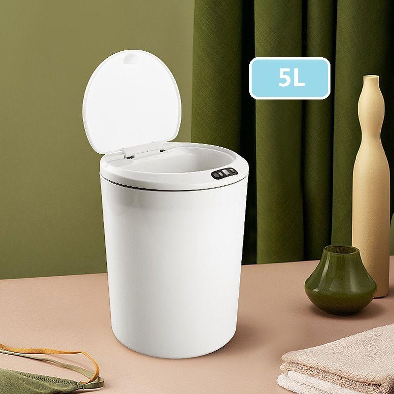 Automatic trash can with intelligent sensor 5 l- white / battery