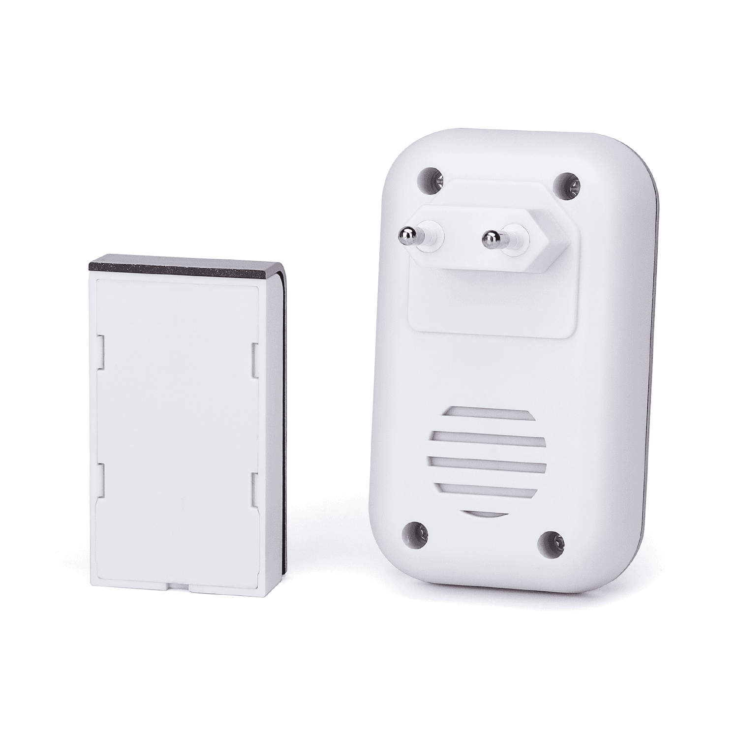 Silver AC wireless doorbell
