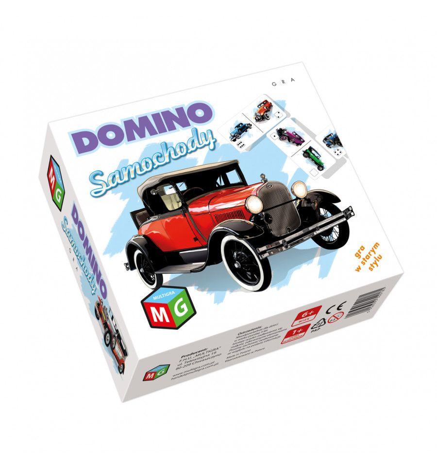 Family game Dominoes - Old-style cars