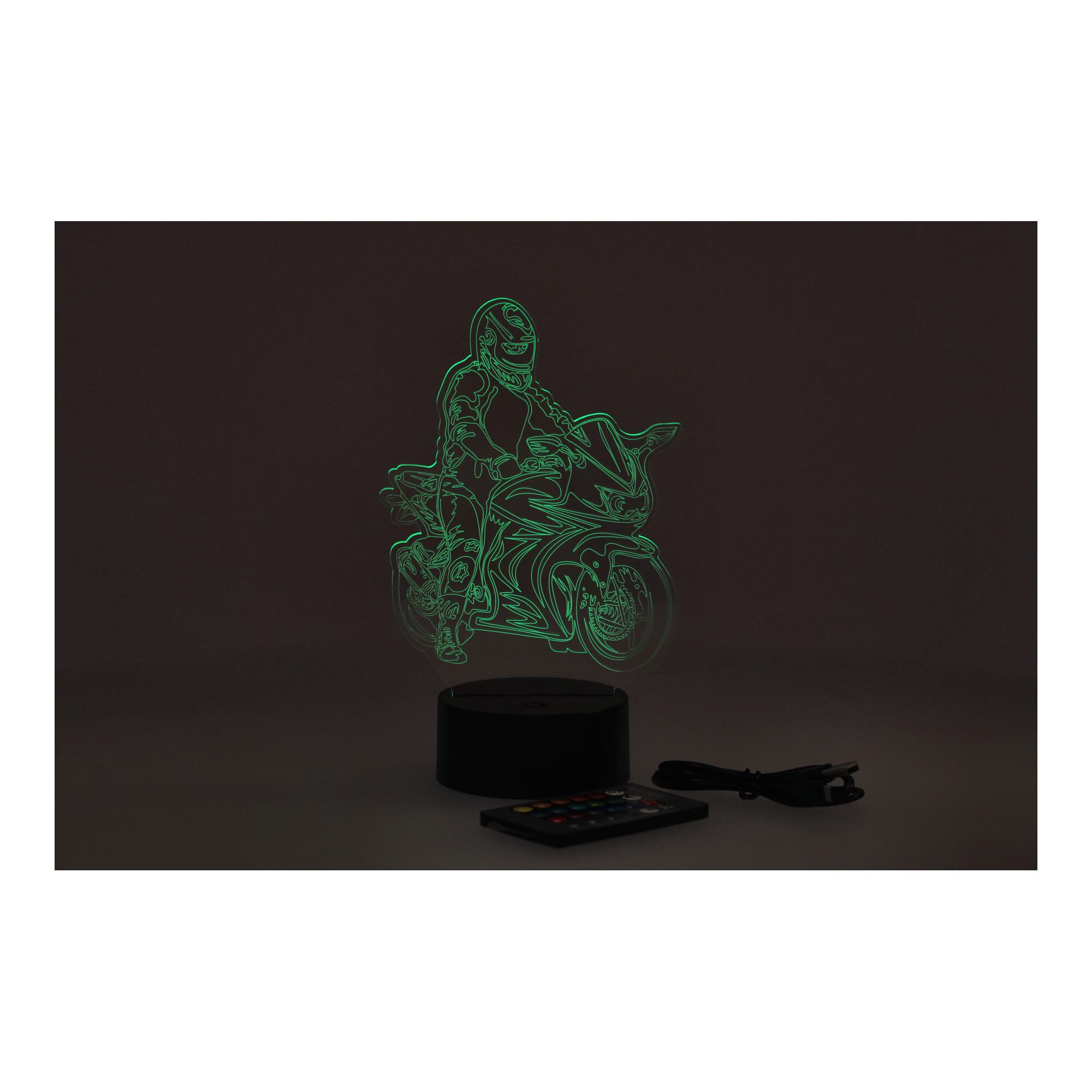 3D LED night lamp "Speeder" Hologram + remote control