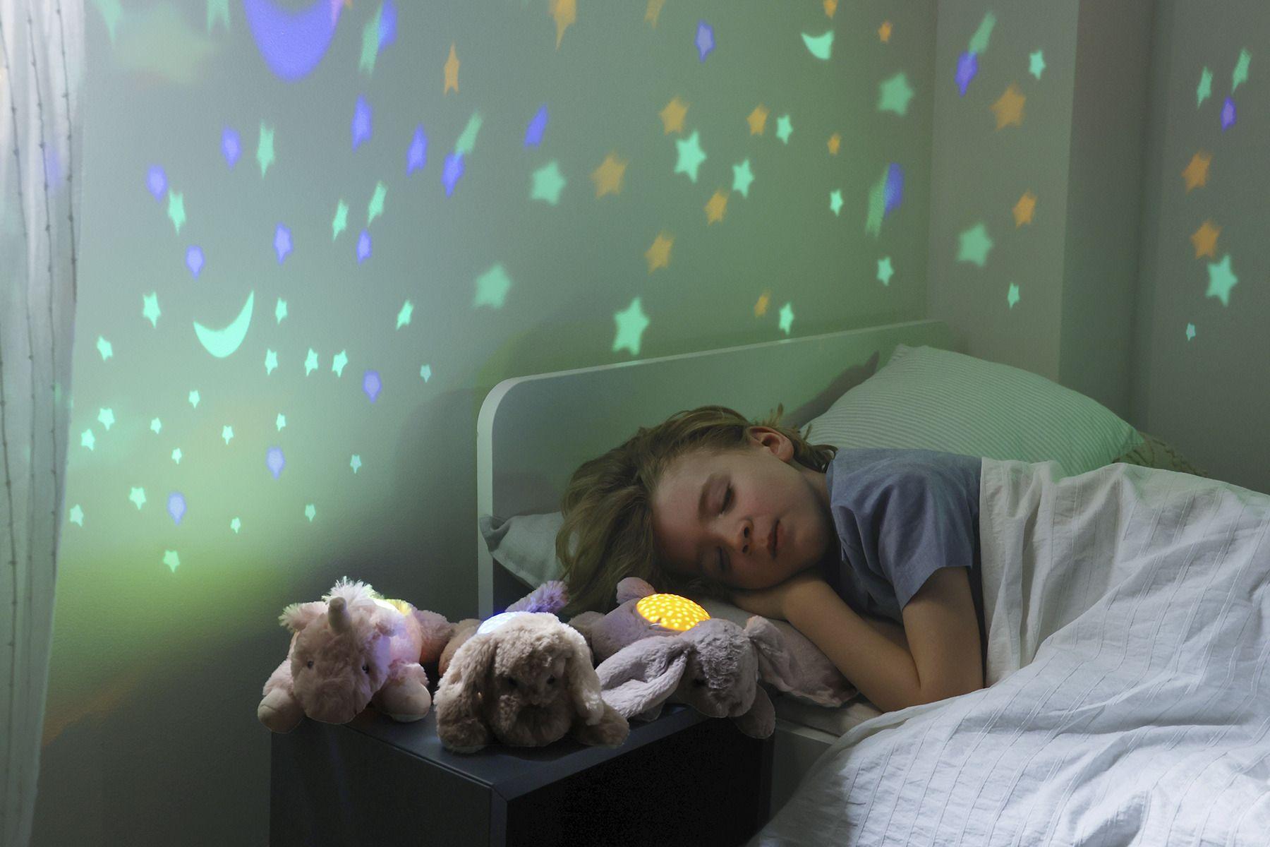 Bedside lamp with light projection - Dog