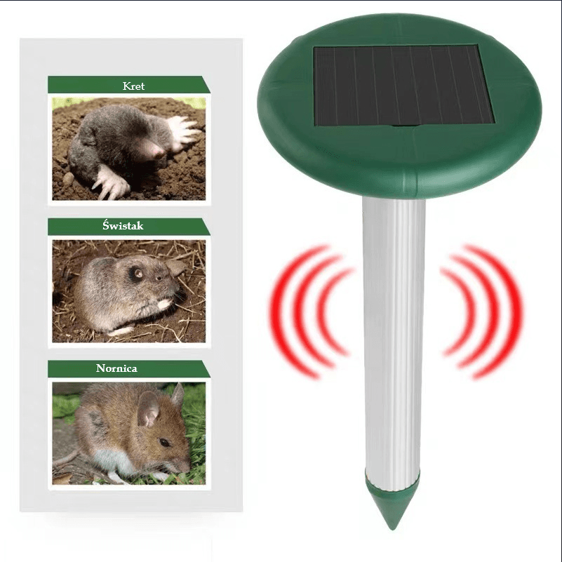 Solar repellent for moles and other rodents - set 2 pcs