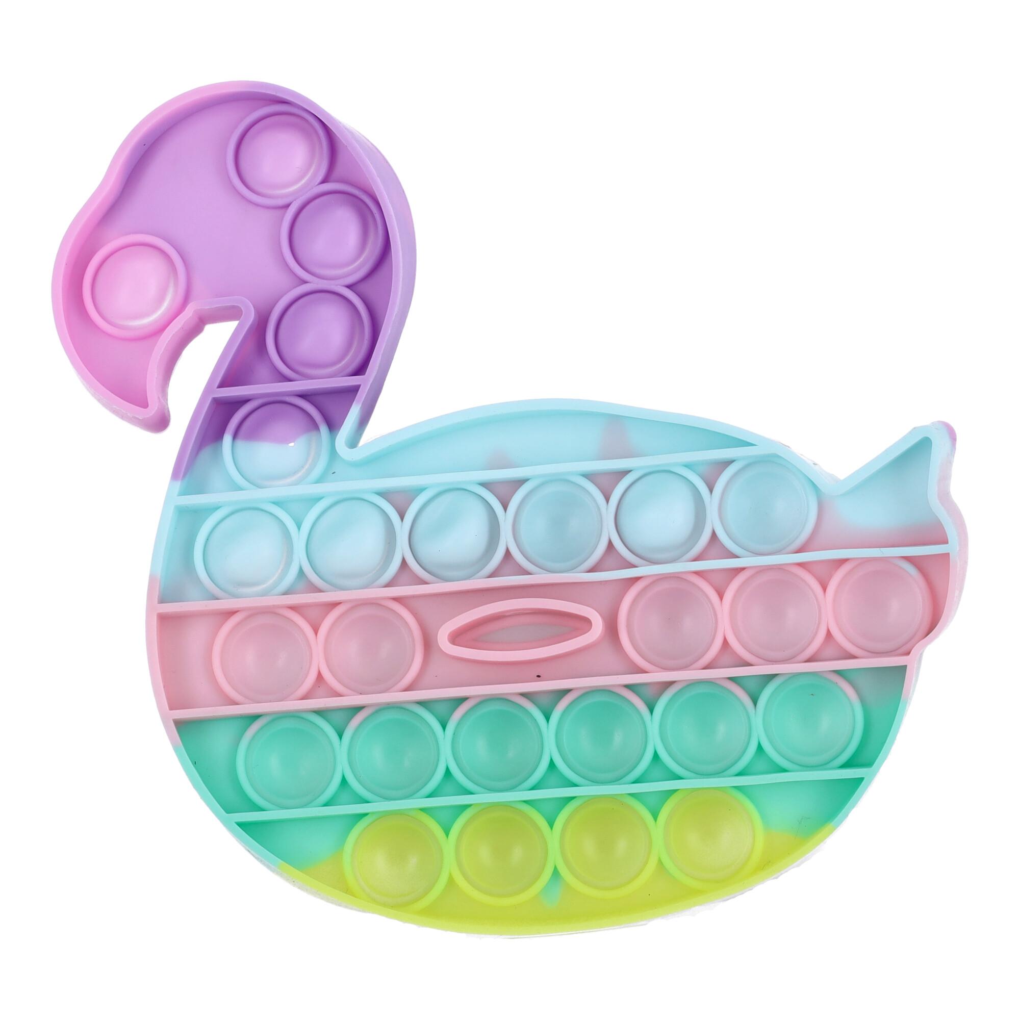 Swan-shaped anti-stress sensory toy