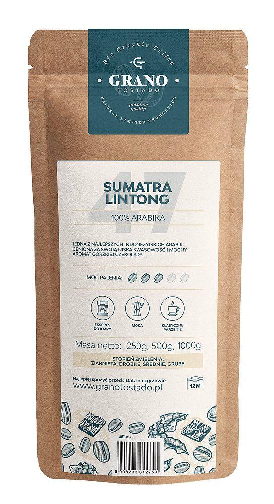 Grano Tostado Sumatra Coffee, medium ground 1 kg