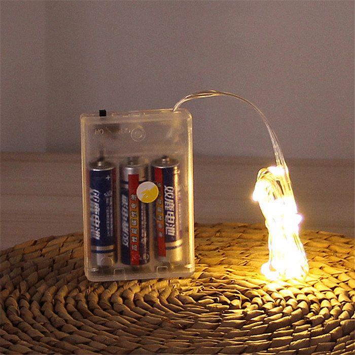 Battery powered LED lamps - 2m wire