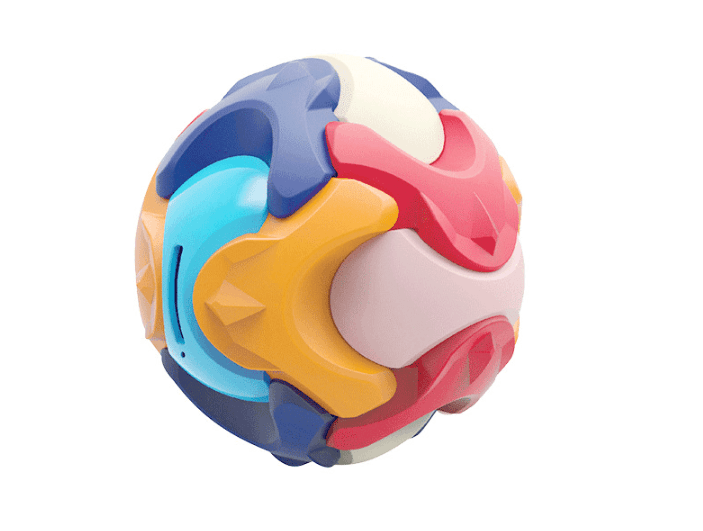 Skarbonka, piłka do składania puzzle układanka 3D- okrągła