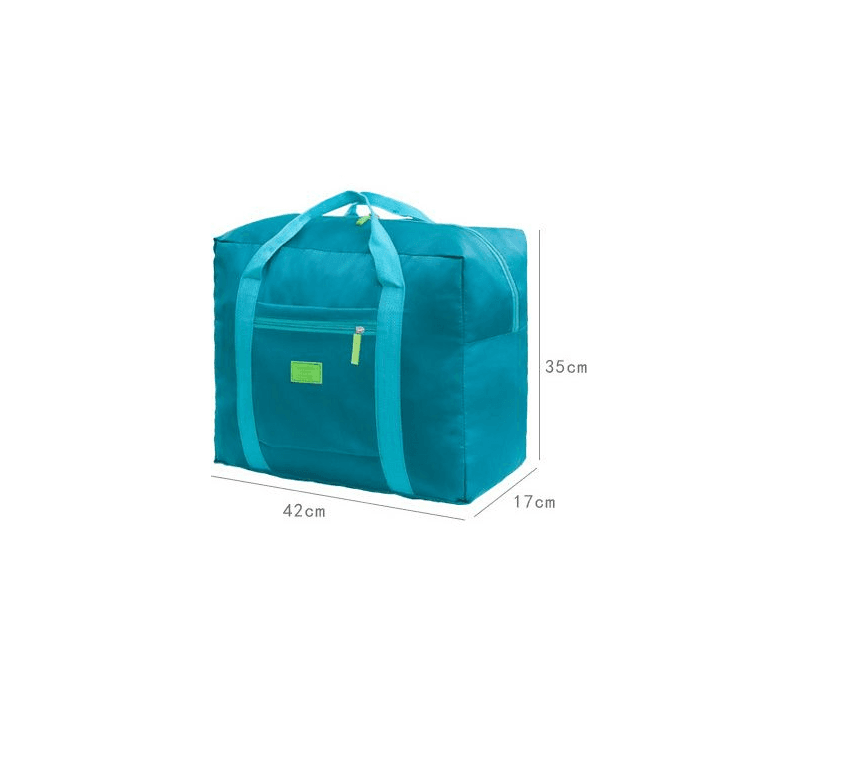 Klasyczna torba podróżna, sportowa - błękitna