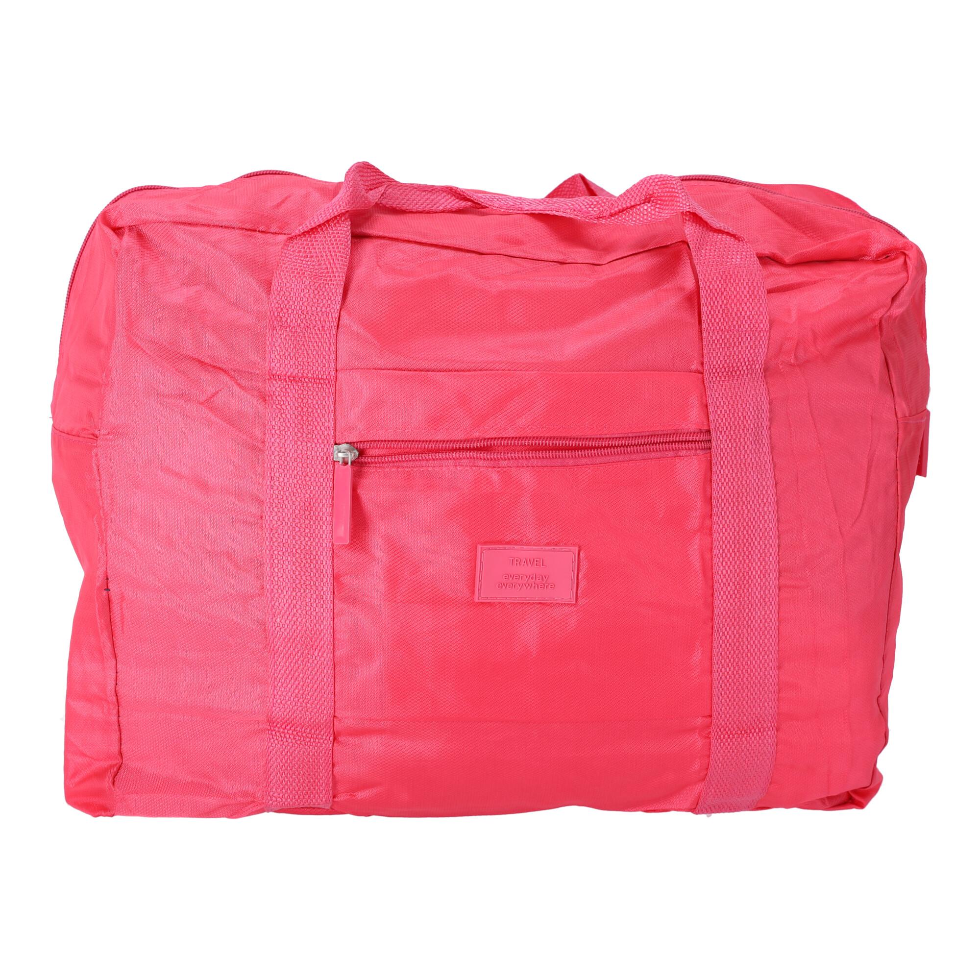 Classic travel, sports bag - dark pink