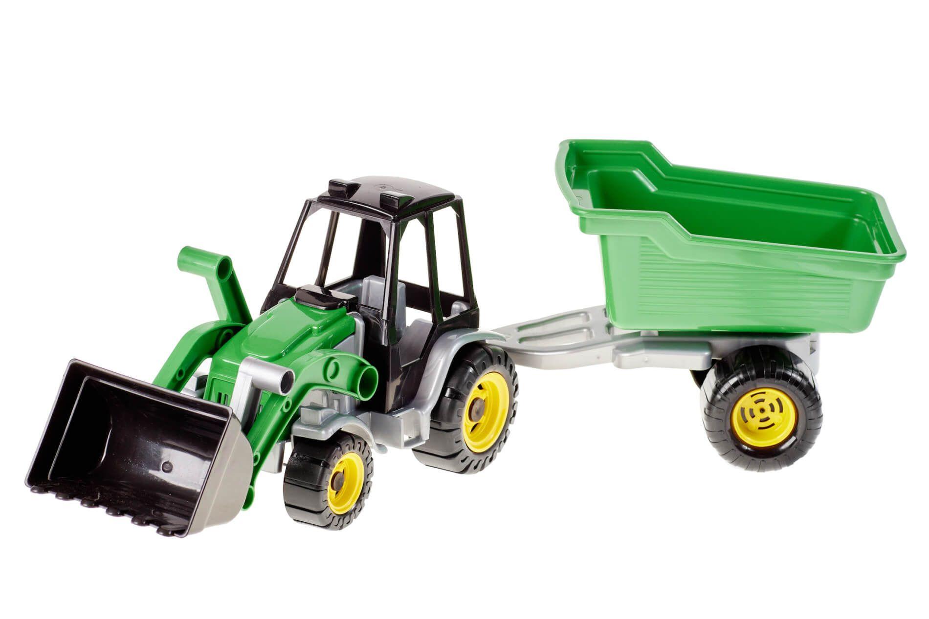 Tractor with loader and trailer - model 138