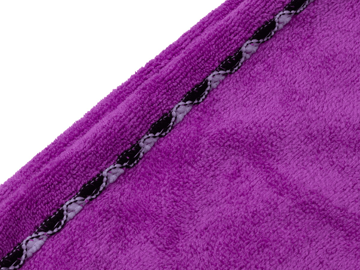 Superchłonny ręcznik do włosów turban z mikrofibry FIOLETOWY