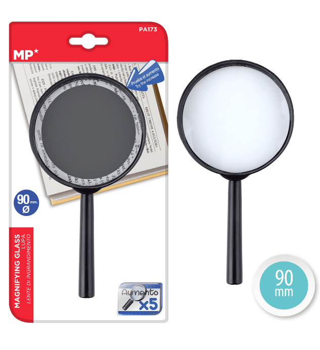 Magnifier, magnifying glass - diameter 90 mm
