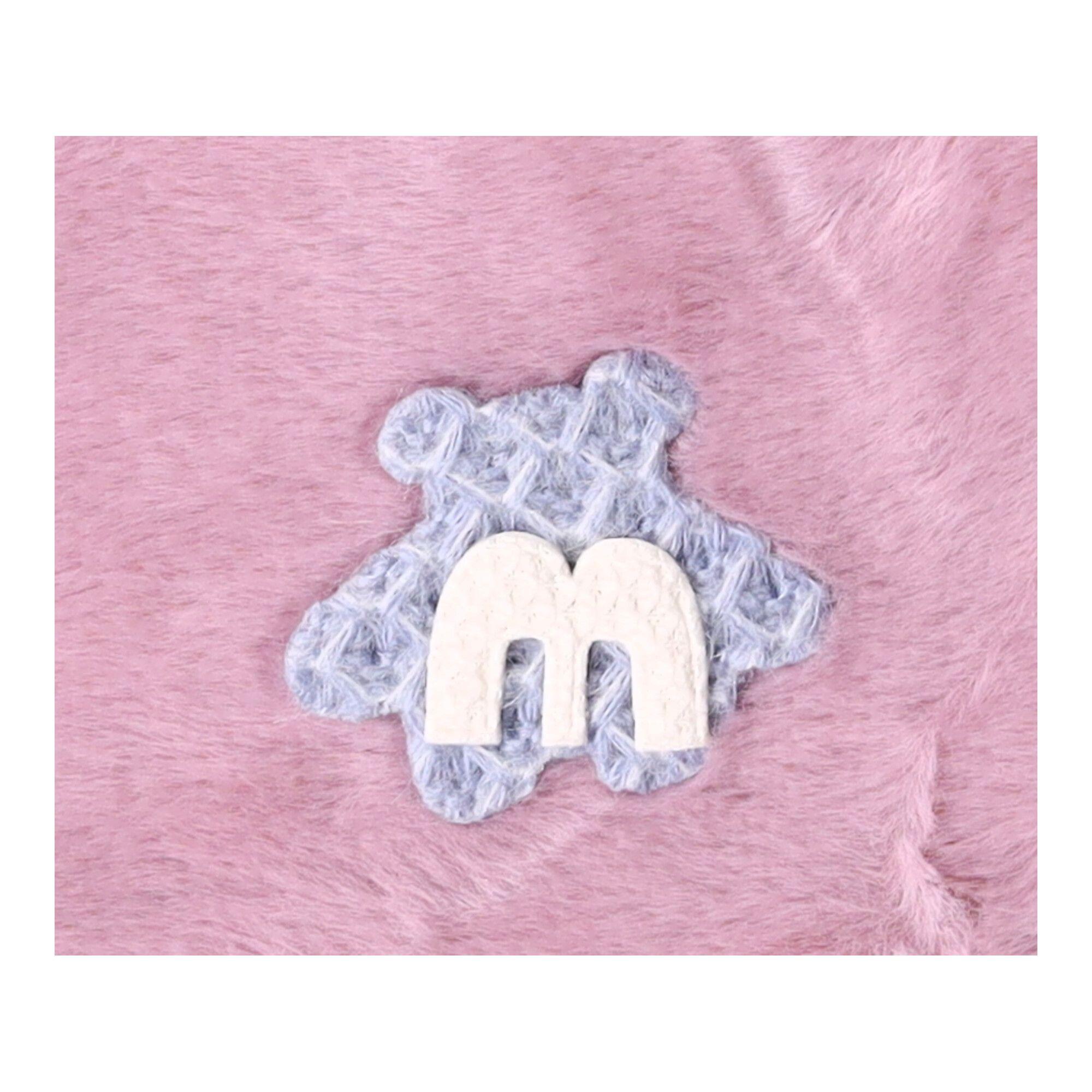 Plush hot water bottle, hot water bottle in a sweater 2L - pink, with a teddy bear