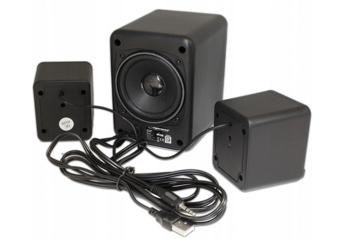 Esperanza EP153 USB 2.1 Speaker Set 6 W Black