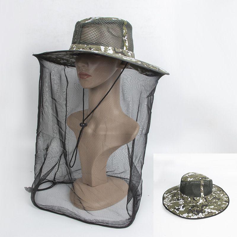 Mosquito net, insect net, hat - green and black