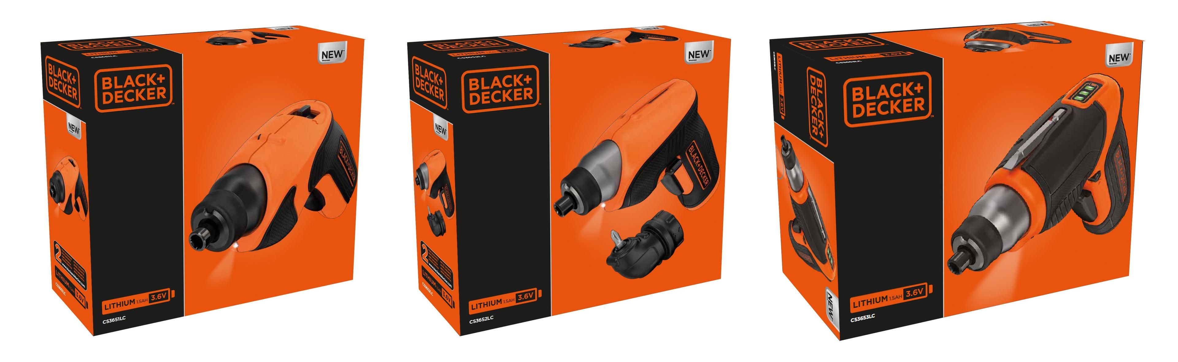 Black & Decker CS3652LC-QW 180 RPM Black, Orange