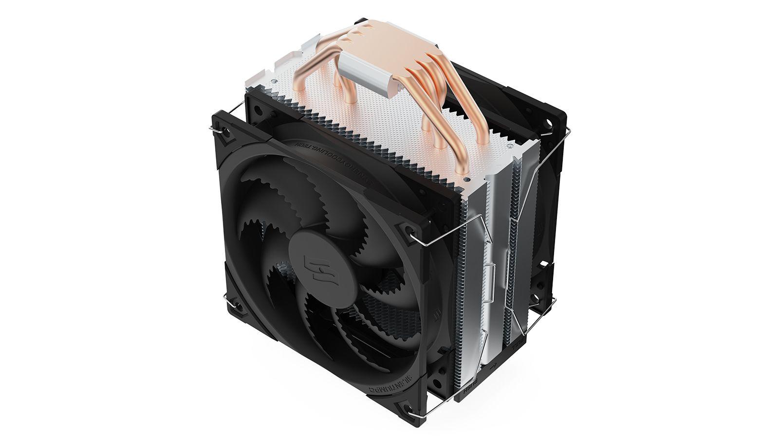 SilentiumPC Fera 5 Processor Cooler 12 cm Black, Steel 1 pc(s)