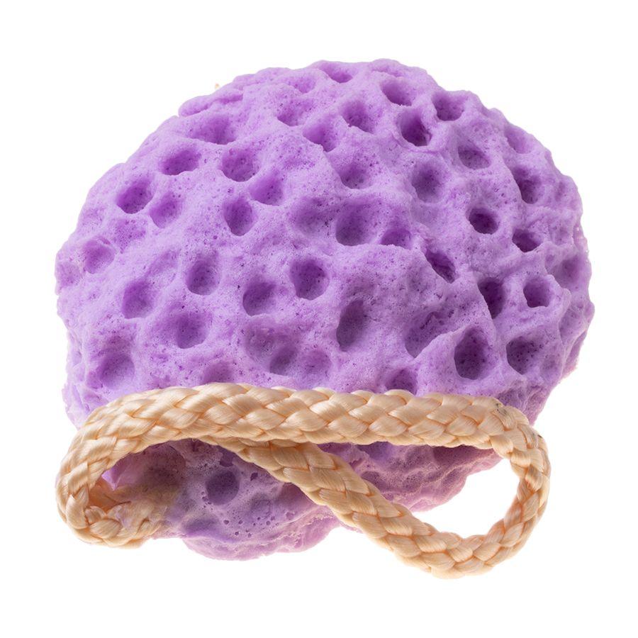 Bath washcloth / sponge - purple