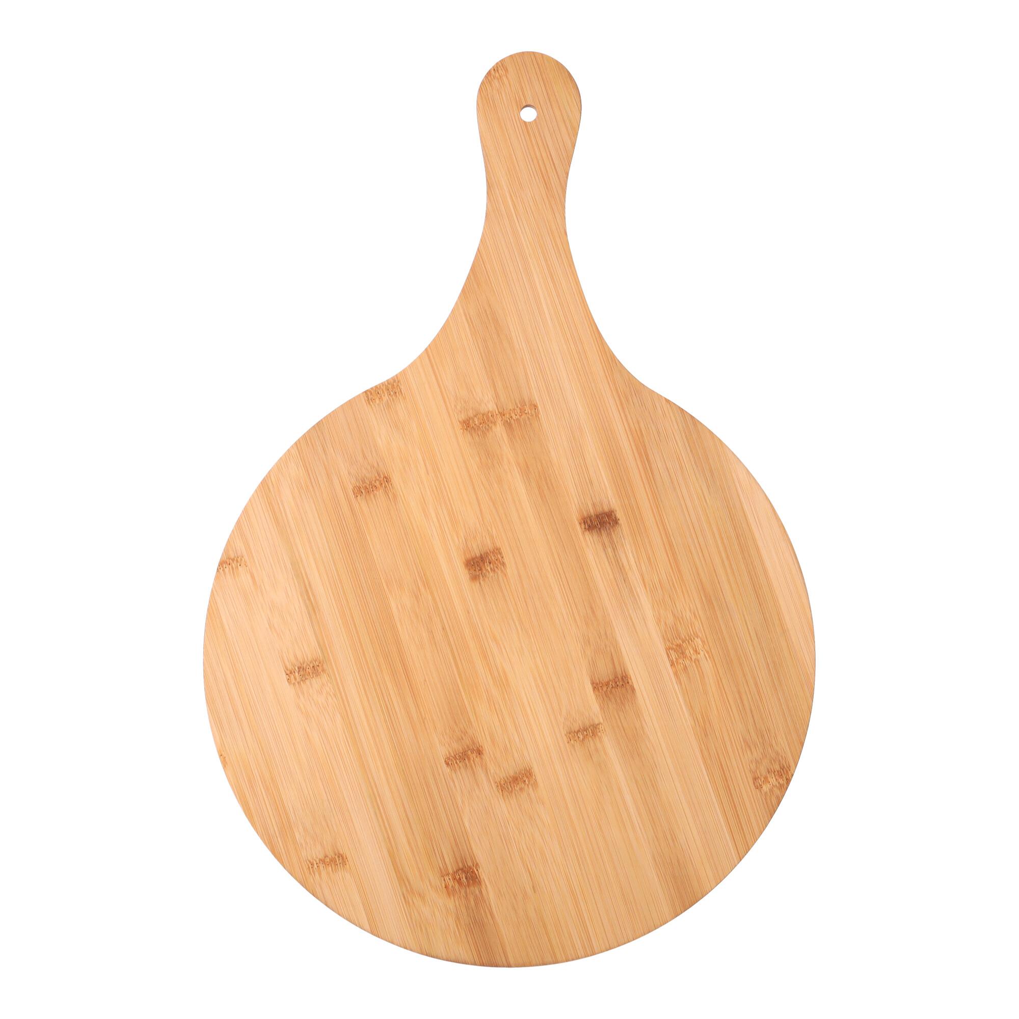 Wooden pizza board - round, size 51*34*1.2