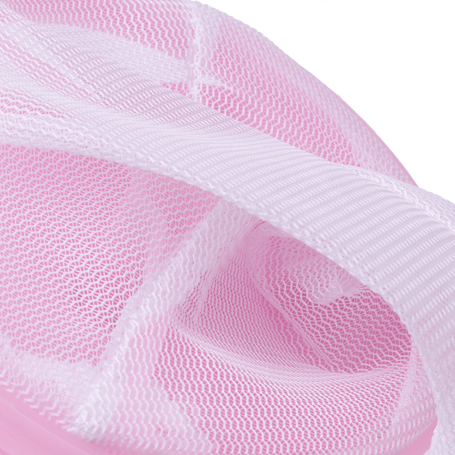 Washing machine hair removal / collection net - pink