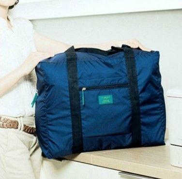 Classic travel, sports bag - navy blue