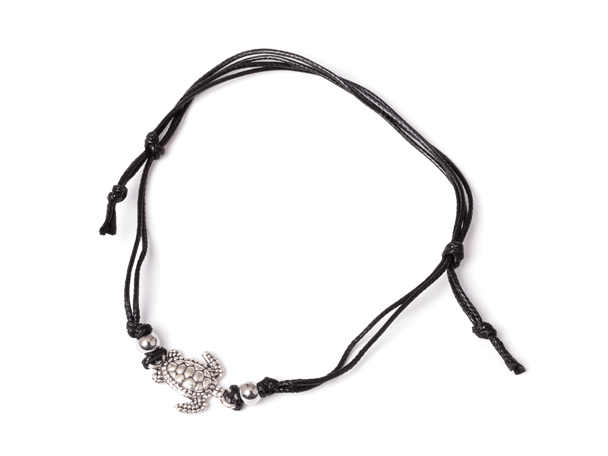 Bracelet turtle strap - black