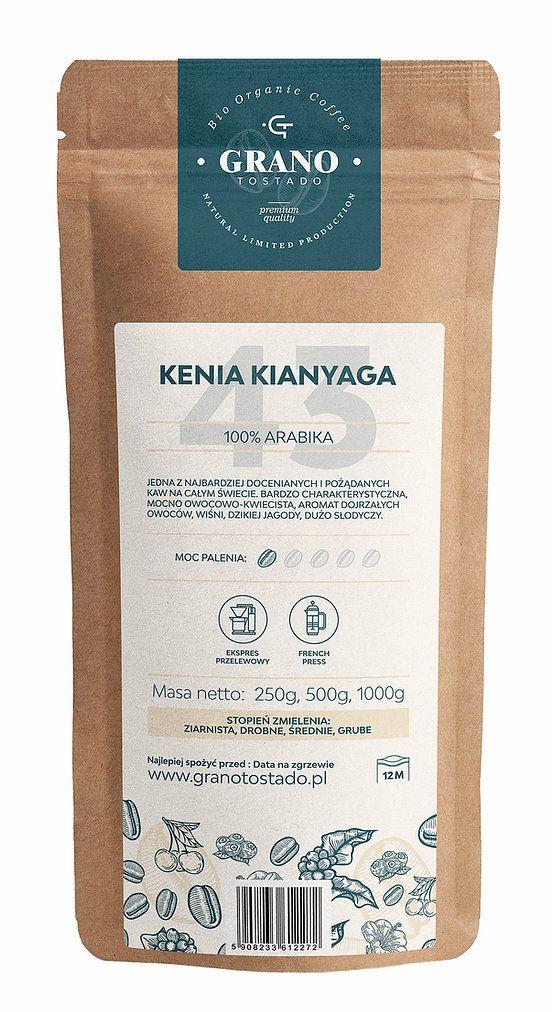Grano Tostado Kenia Kianga Coffee, medium ground 1 kg