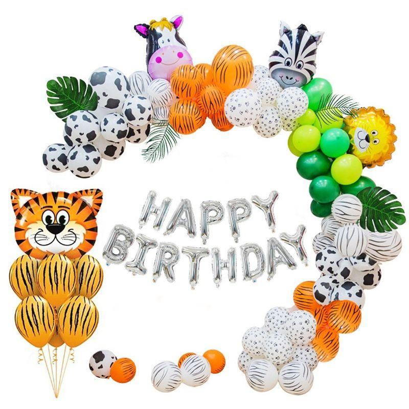 A set of balloons for a child's birthday - animals