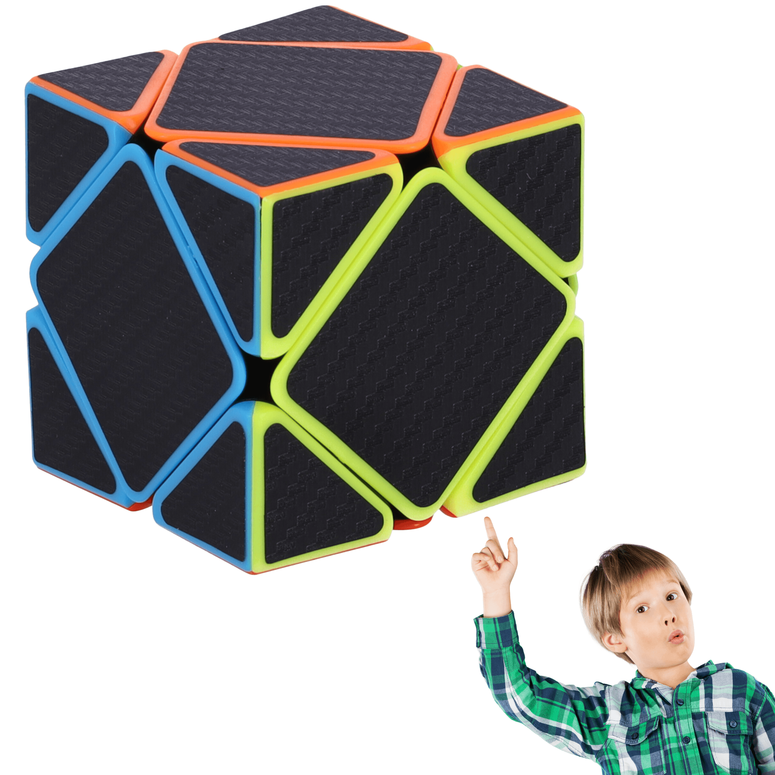 Nowoczesna układanka, kostka logiczna, Kostka Rubika - Skewb, typ I