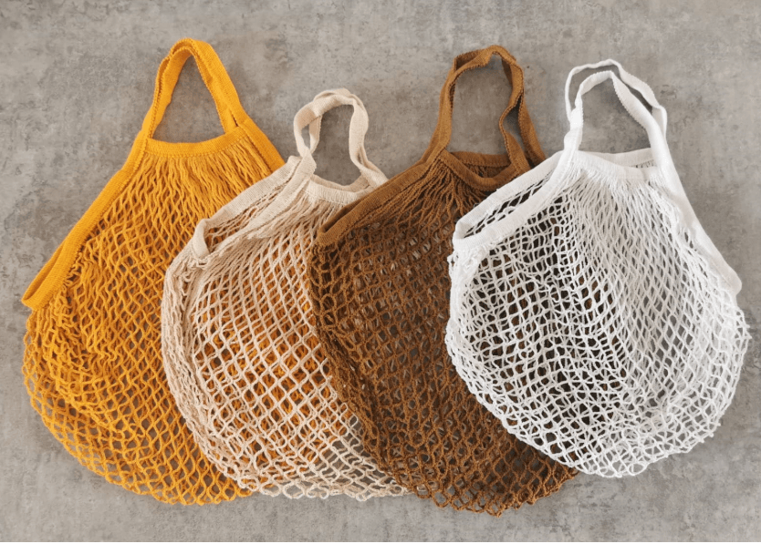 Cotton shopping bag - orange