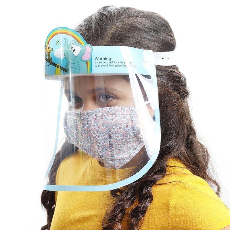 Protective face shield for children - elephant