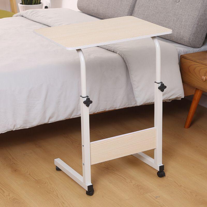 Mobile laptop table / Mobile coffee table - white