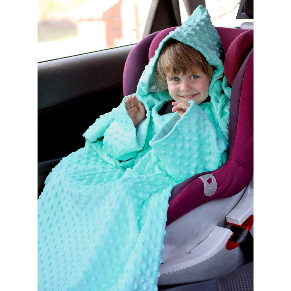 Baby Wrap - Blanket with sleeves - Mint