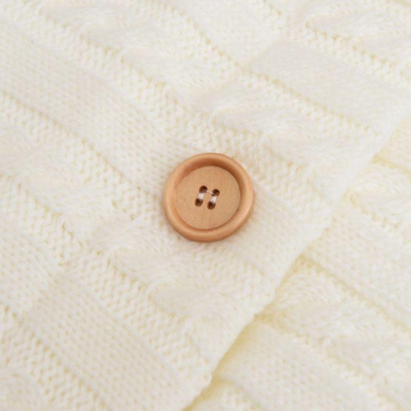 Buttoned trolley sleeping bag - white