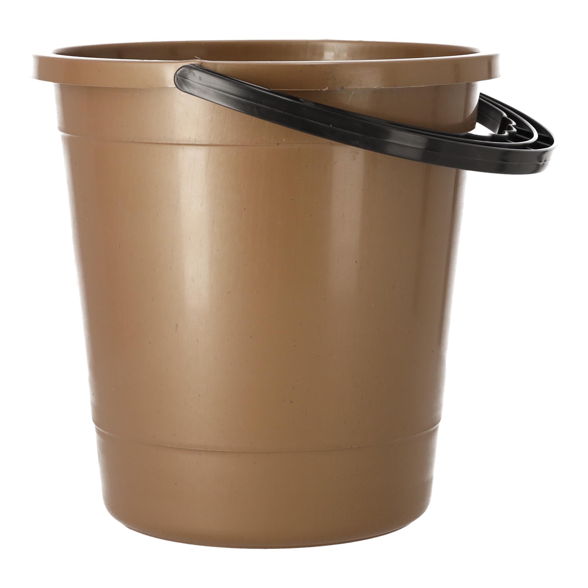 Bucket 5L, POLISH PRODUCT - brown