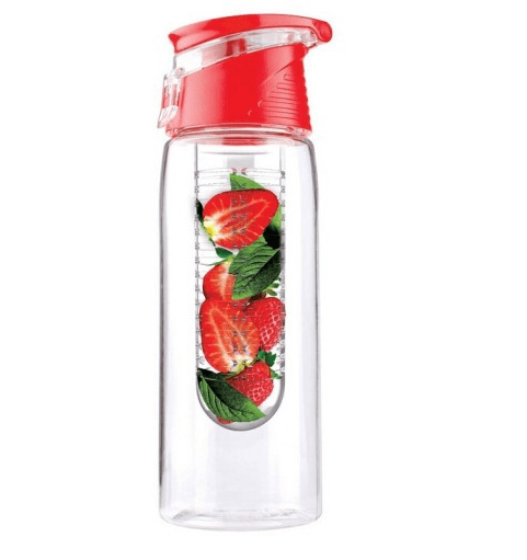 Water bottle water bottle with fruit container