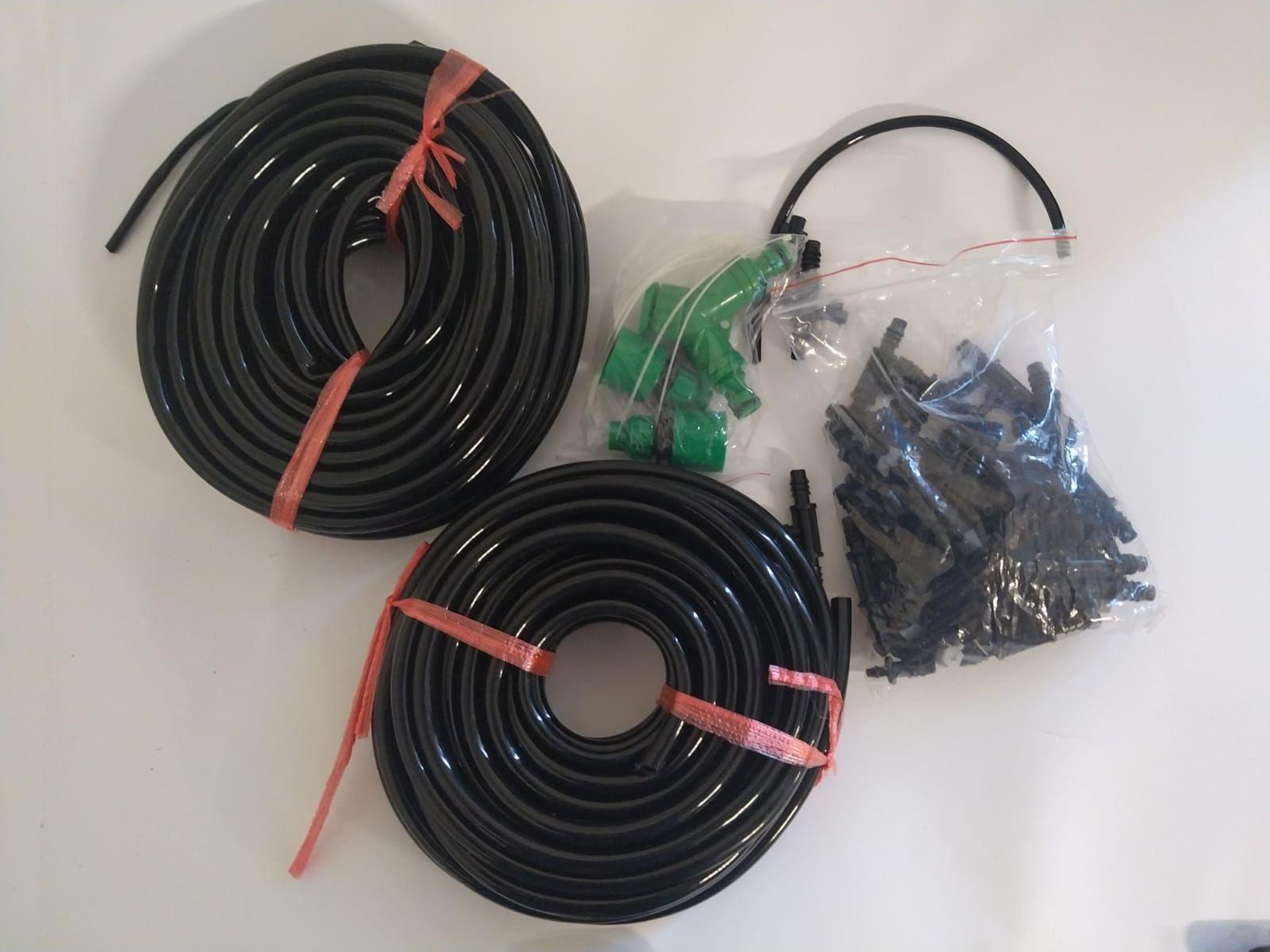 Water curtain set for watering plants - 30 m 30 nozzles