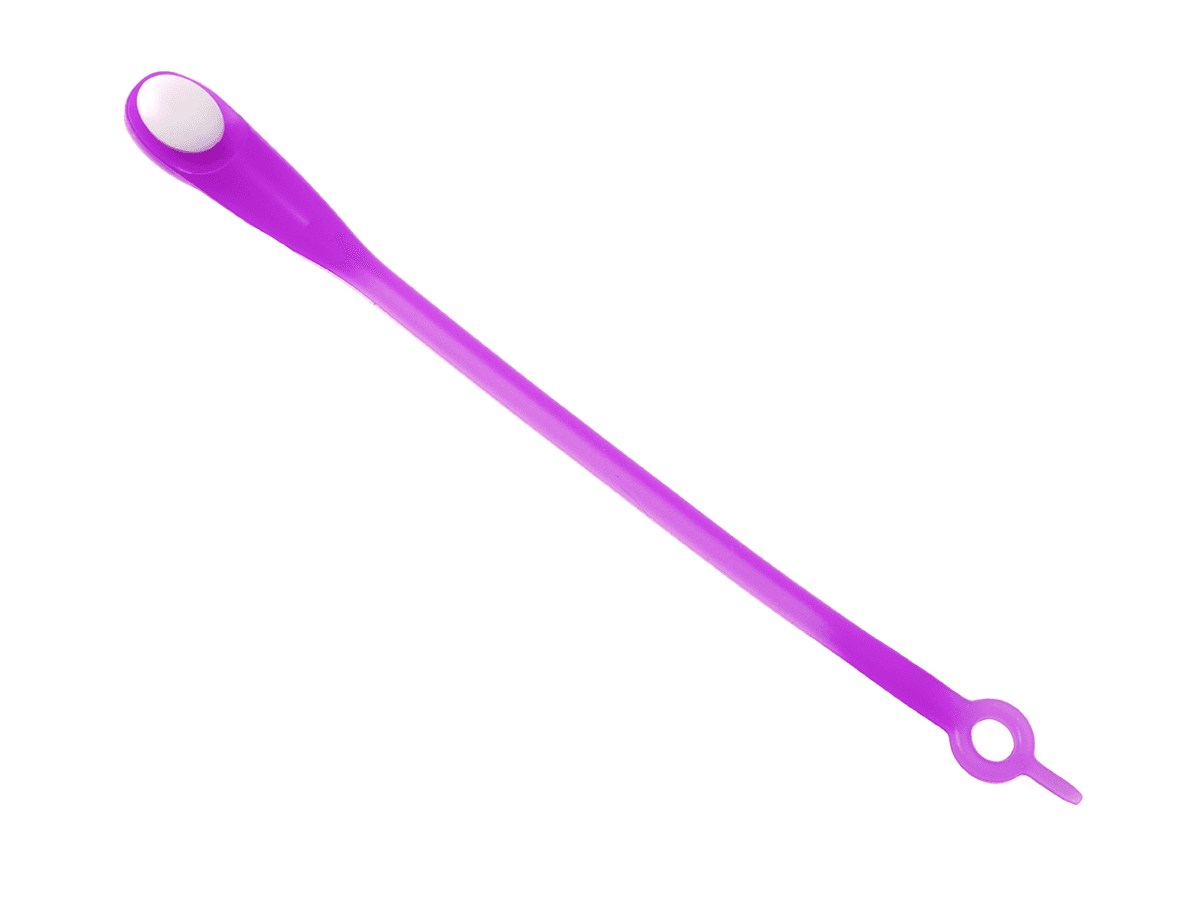 Silikonowe sznurówki 14szt - fioletowe