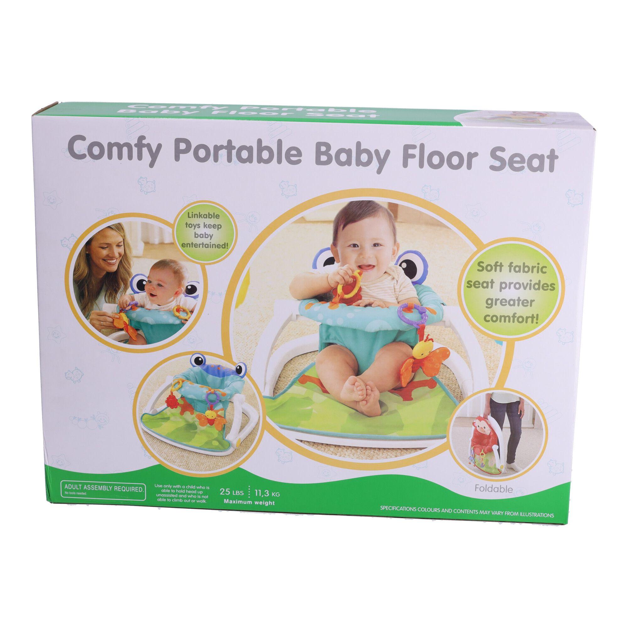 "Sit down" seat, infant toy