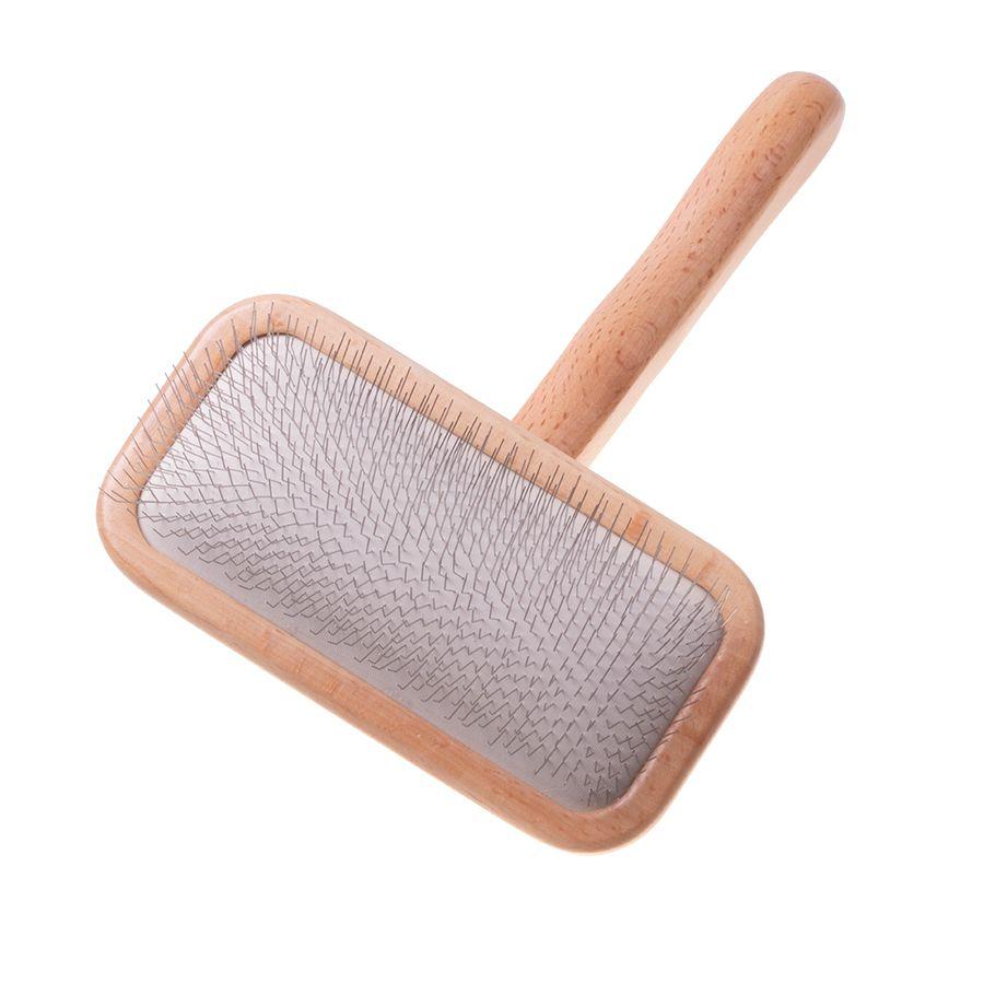 Dense beech comb for dog / cat hair, size M