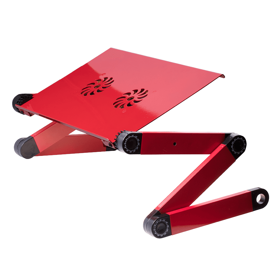 Składany stolik pod laptop- czerwony