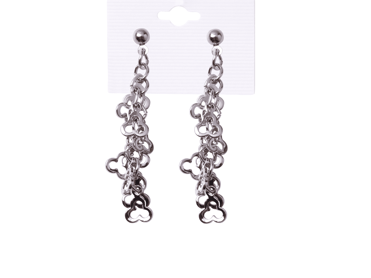 Earrings hanging silver