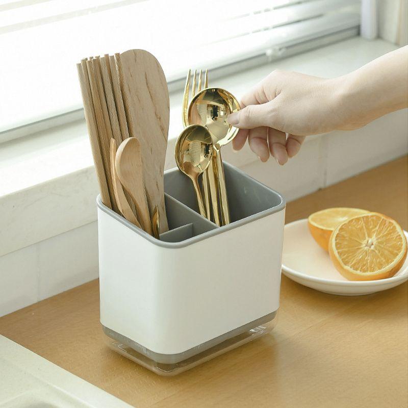 Cutlery drain for the sink - gray