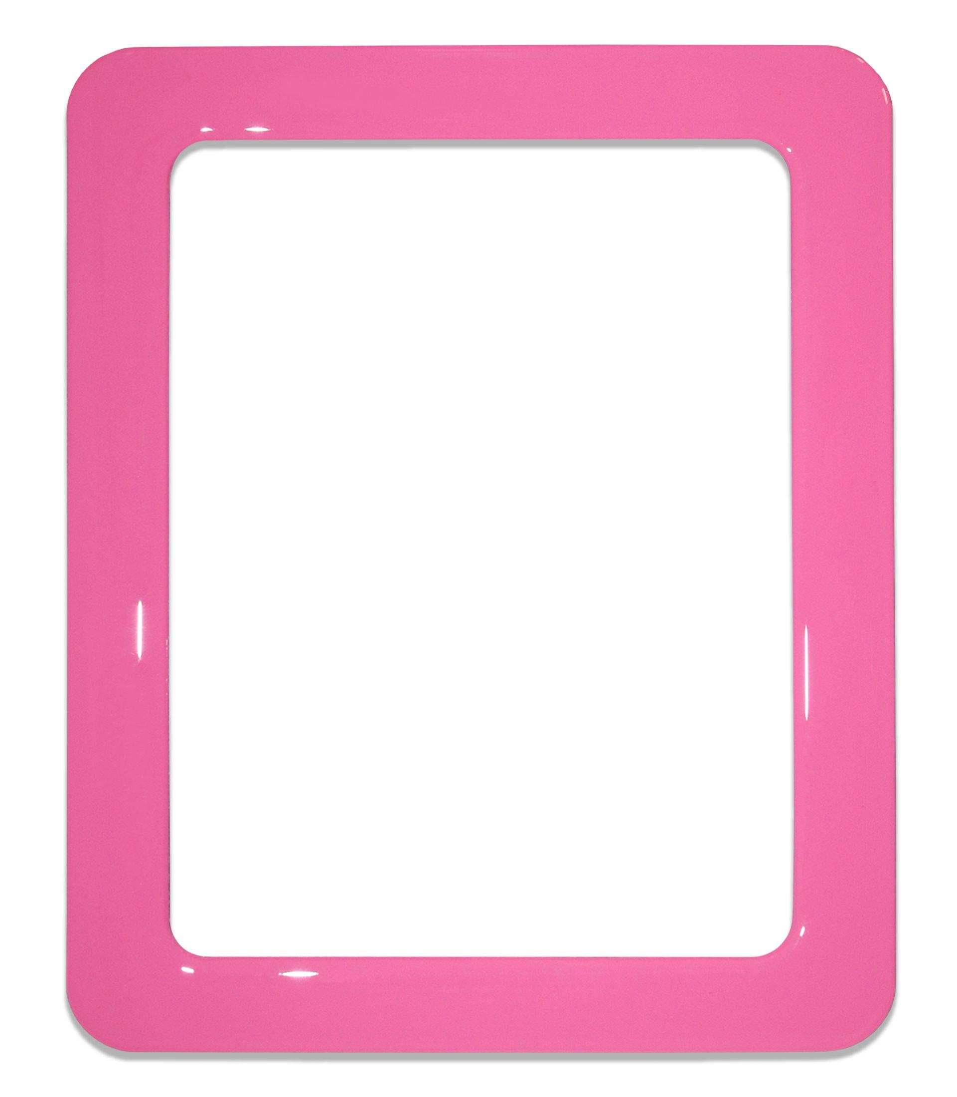 Magnetic self-adhesive frame size 19.0 x 23.8 cm - pink